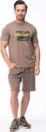 Męska koszulka z krótkim rękawem Hi-tec REMAN rozmiar S