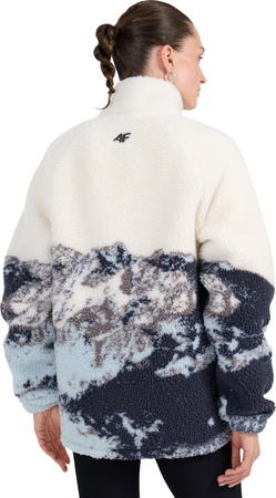Bluza polarowa 4F U351 multikolor allover 4FWAW25TFLEU351 90A