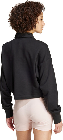 Bluza damska adidas ALL SZN French Terry Polo czarna IX3806