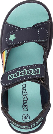 Sandały dla dzieci Kappa Pelangi G granatowo-miętowe 261042K 6737