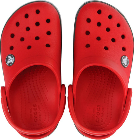 Chodaki sandały klapki dla dzieci Crocs Kids Toddler Crocband Clog czerwone 207005 6IB