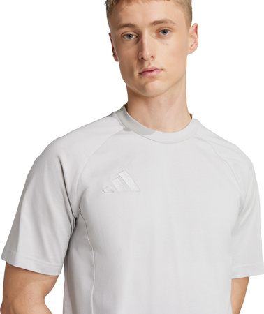 Koszulka męska adidas Tiro 25 Tee Travel szara JY5947