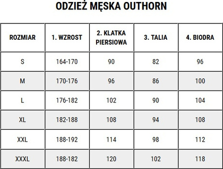 Koszulka męska Outhorn M0858 pomarańczowa OTHAW23TTSHM0858 70S