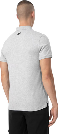 Koszulka polo męska 4F szara H4L22 TSM355 27M