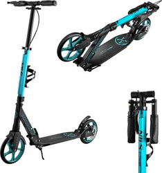 Hulajnoga miejska z hamulcem tarczowym Nils Extreme HM124T turkusowa