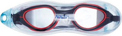 Okularki pływackie Nils aqua nqg480maf czarny/ czerwony