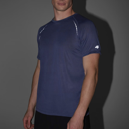 Koszulka męska 4F FNK M1499 niebieska 4FWAW25TFTSM1499 33S