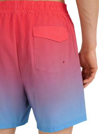 Spodenki kąpielowe męskie 4F M132 koralowo-niebieskie 4FWSS25UBDSM132 63S