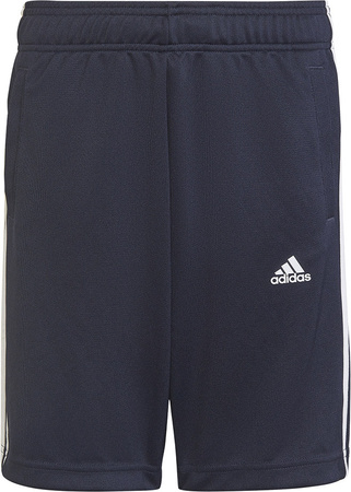 Spodenki dla dzieci adidas Designed 2 Move 3-Stripes Shorts granatowe HN8544