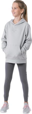 Bluza dla dziewczynki 4F chłodny jasny szary HJZ22 JBLD003 27S