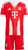 Zestaw dzięciecy komplet sportowy koszulka spodenki adidas FC Bayern 25/26 Home czerwony JN8510