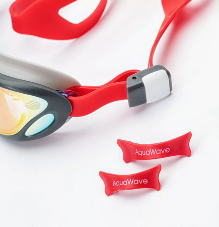 Okularki pływackie Aquawave Zonda RC szaro-czerwone