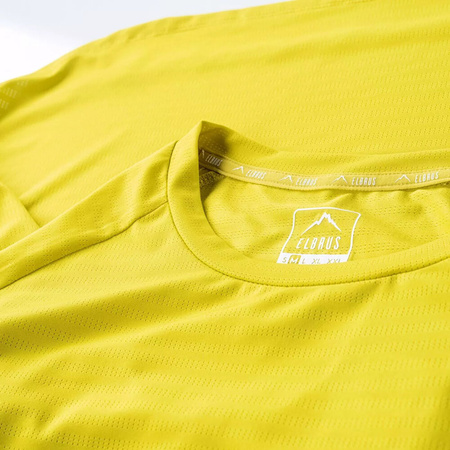 Męska koszulka z krótkim rękawem Elbrus Jari żółta rozmiar XXL