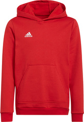 Bluza dla dzieci adidas Entrada 22 Hoody czerwona H57566