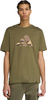 Koszulka męska adidas Camo Logo Graphic khaki KA7131