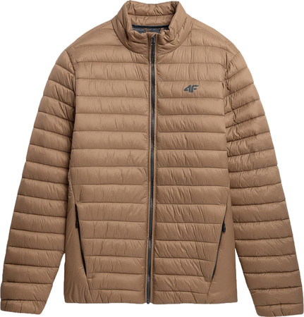 Kurtka męska puchowa 4F M239 brązowa 4FAW23TDJAM239 82S