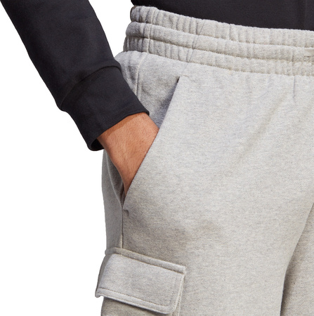 Spodenki męskie adidas Essentials French Terry Cargo szare HA4340