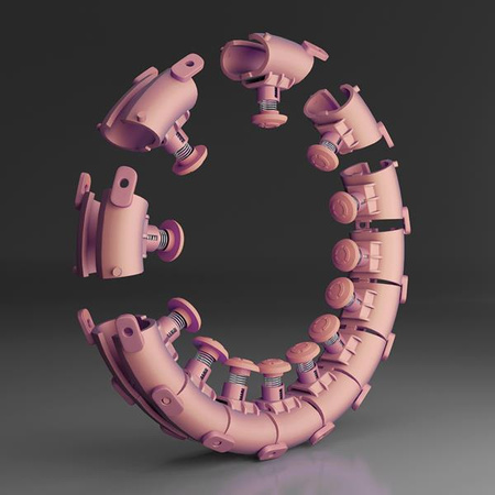 Zestaw hula hop z wypustkami i obciążnikiem HMS hhw01 różowe pas wyszczuplający br163 czerwony