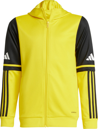 Bluza dla dzieci adidas Squadra 25 Hoody żółto-czarna JP3386