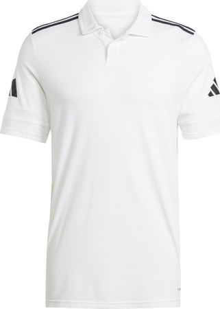Koszulka męska adidas Squadra 25 Polo biała JY3419