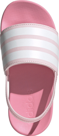 Klapki dla dzieci adidas Adilette Estrap różowe JR5331