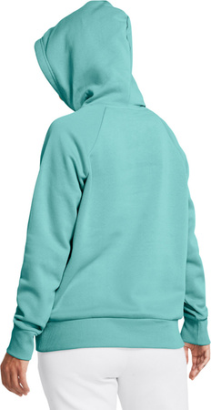 Bluza damska Under Armour Rival Flecce Hoodie miętowa 1379500 482