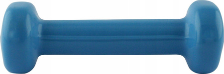 Ciężarek żeliwny hantla do ćwiczeń fitness pokryty winylem HMS 17023 0.5 kg