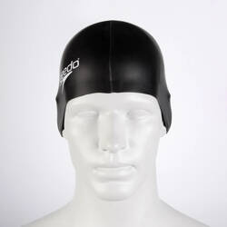 Czepek pływacki silikonowy Speedo Flat Silicone Cap Au czarny