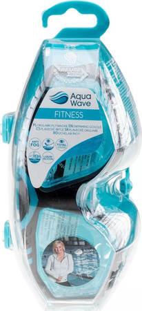 Okularki pływackie maska Aquawave Maveric czarno-niebieska