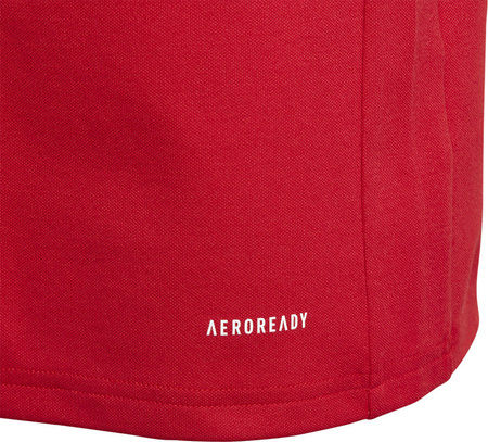 Koszulka dla dzieci adidas Tiro 21 Polo czerwona GM7346