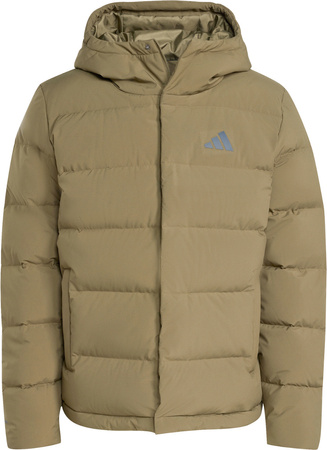 Kurtka męska adidas Helionic Climawarm Hoodie oliwkowa JX0580