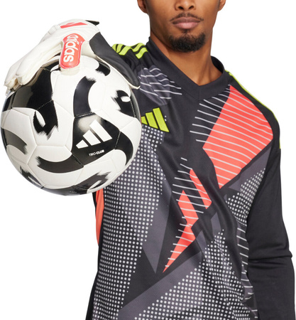 Rękawice bramkarskie adidas Copa Club Goalkeeper biało-pomarańczowe JH3789