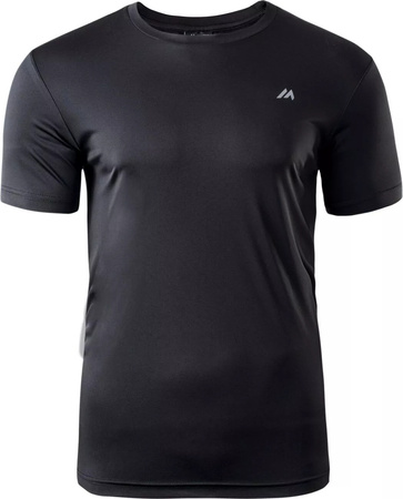Męska koszulka treningowa z krótkim rękawem Martes Bisic czarna rozmiar L