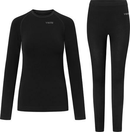 Bielizna termoaktywna damska Viking Ritra Bamboo czarna 500-23-0922-09