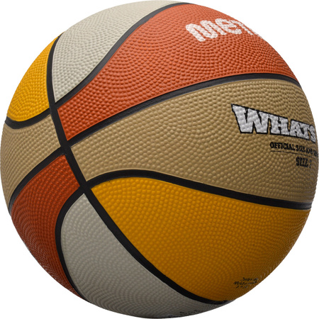 Piłka do koszykówki koszykowa Meteor What's Up pomarańczowo-beżowa 16801