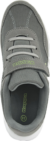 Buty sportowe szkolne miejskie dziecięce Kappa Follow K szare 260604K 1633