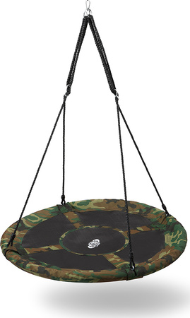 Bocianie gniazdo huśtawka Nils Camp NB5032 średnica 110 cm moro