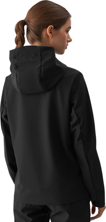 Kurtka damska softshell 4F F285 czarna 4FWAW24TSOFF285 20S