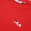 Bluza męska Fila Leverano Regular Crew Sweat czerwona FAM0876 30002