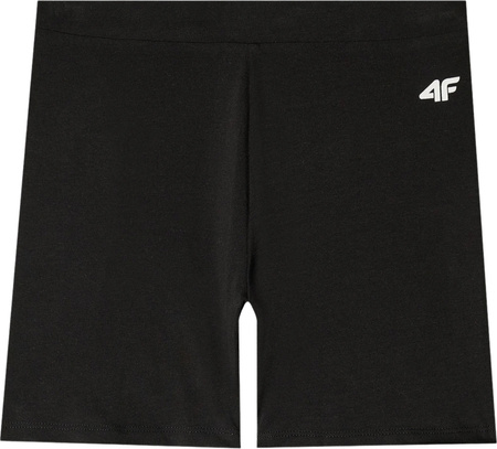 Zestaw dzięciecy komplet sportowy koszulka spodenki worek plecak do szkoły na WF 4F F019 biało-czarno-różowy 4FJWAW24TAPSF019 20S