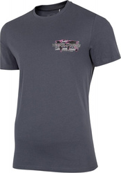 Koszulka męska 4F antracyt H4Z22 TSM030 22S