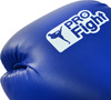 Rękawice bokserskie Profight skóra Dragon niebieskie