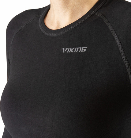 Bielizna termoaktywna damska Viking Ritra Bamboo czarna 500-23-0922-09