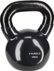 Kettlebell żeliwny pokryty winylem HMS KNV10 czarny 10 KG