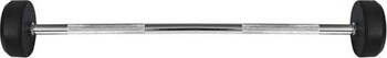Sztanga gryf stały gumowany prosty HMS 30 kg długość 122 cm