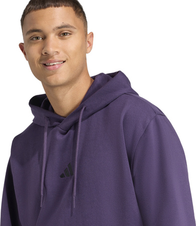 Bluza męska adidas Essentials Feelcozy fioletowa JX5661