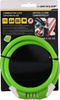 Zapięcie rowerowe Dunlop spiralne na szyfr 10 mm x 65 cm zielone 1042824