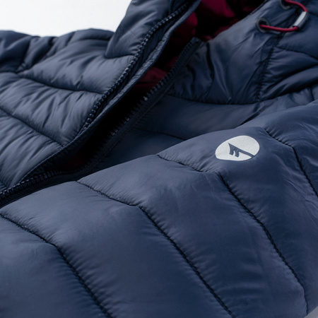 Damska kurtka zimowa pikowana puchowa z kapturem Hi-tec Lady Carson granatowa rozmiar S