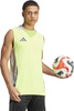 Koszulka męska adidas Tiro 24 Competition Training Sleeveless Jersey limonkowa IR5478