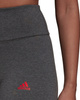 Legginsy damskie adidas Loungewear Essentials szaro-czerwone HD1770